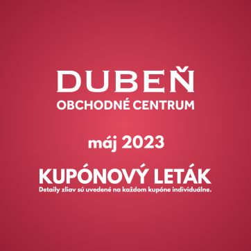KUPÓNOVÝ LETÁK – MÁJ 2023
