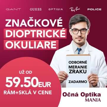 Značkové dioptrické okuliare