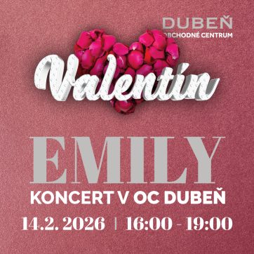 Valentín s hudbou v OC Dubeň