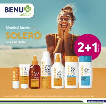 Solero 2+1 za cent v Benu Lekárni